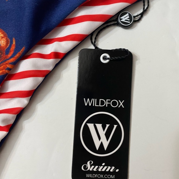 NWT Wildfox Crabby Stripe Reversible Bikini Bottom - Picture 5 of 13